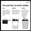 How to make a Soylent complete protein chocolate shake: Mix 1 scoop powder with 14oz of cold water.